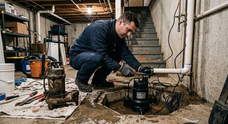 Basement Drainage Installation in Auburn, AL