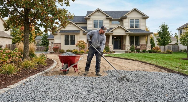 Gravel Pouring in Calvert County, MD