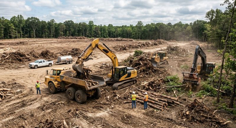 Commercial Land Clearing in Houston, TX