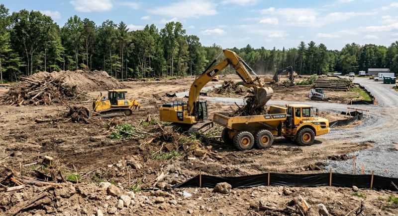 Commercial Lot Clearing in Katy, TX