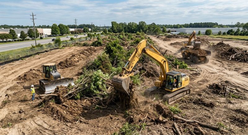 Commercial Site Clearing in Houston, TX