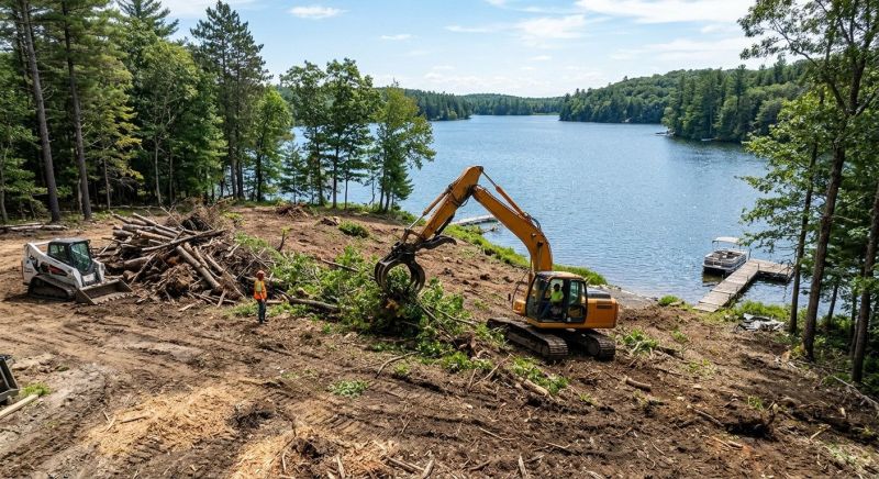 Construction Site Land Clearing in Marietta, GA