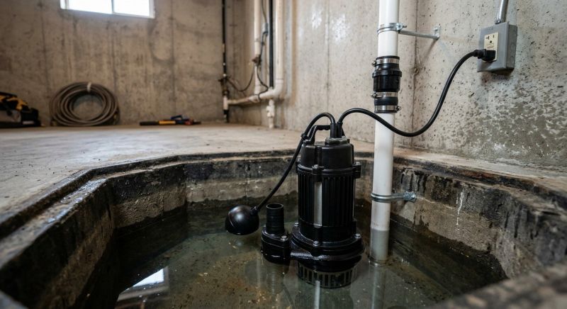 Drainage Pump Installation in Manchester, NH