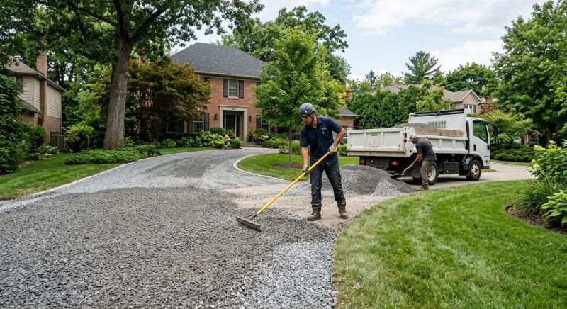 Gravel Pothole Filling in Calvert County, MD