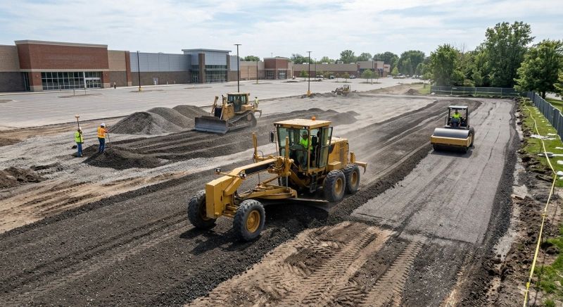 Parking Lot Excavation in Utah County, UT