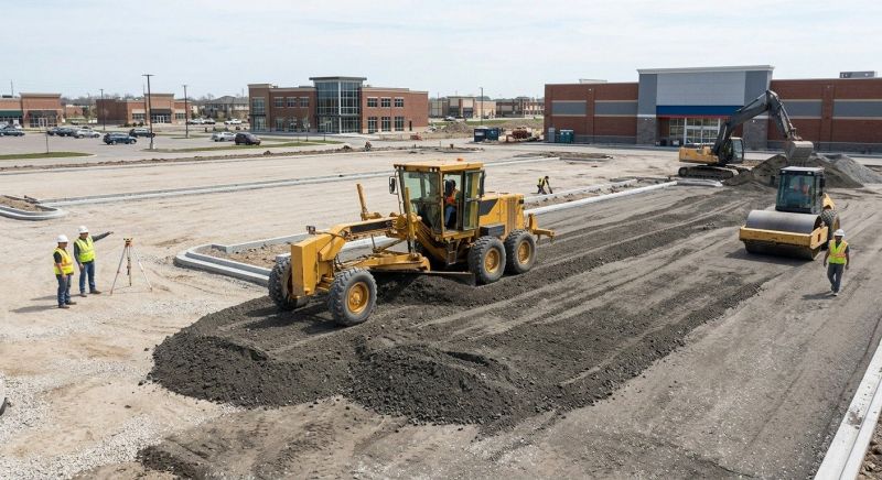 Parking Lot Leveling in Canton, GA
