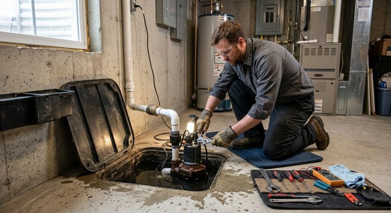 Sump Pump Plumbing in Manchester, NH