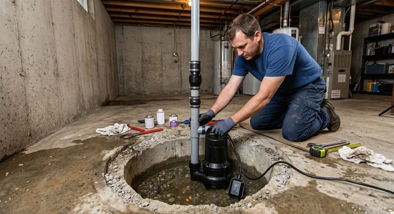 Sump Pump Plumbing in Des Moines, IA