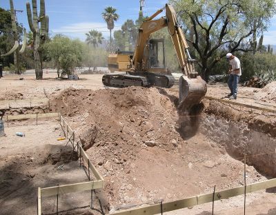 Excavation for Pools!